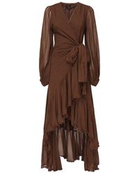 Guess - Wrap Maxi Dress - Lyst