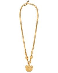 Moschino - Teddy Bear-pendant Chain-linked Necklace - Lyst