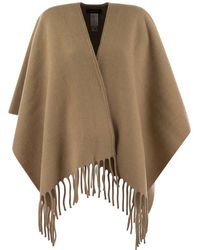 Fabiana Filippi - Wool Fringed Cape - Lyst