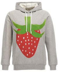 Comme des Garçons - Strawberry Printed Drawstring Hoodie - Lyst