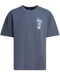 Stussy Dragon T-shirt in White for Men | Lyst