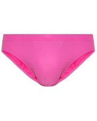 Moschino Swim Briefs - Pink