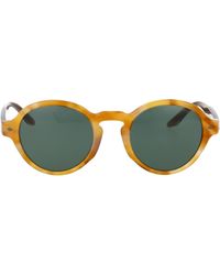 Giorgio Armani Round Frame Sunglasses - Brown