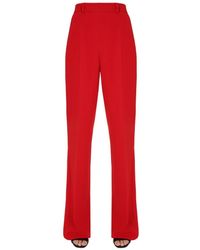 DSquared² High Waist Trousers - Red