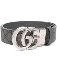Gucci - Interlocking-g Buckle-fastening Belt - Lyst