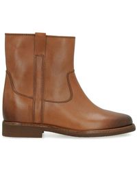 Isabel Marant - Susee Leather Ankle Boots - Lyst