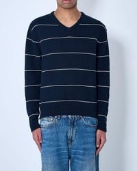 Noah - Striped Knit Sweater - Lyst