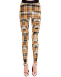 Burberry Belvoir Vintage Check Leggings - Multicolor
