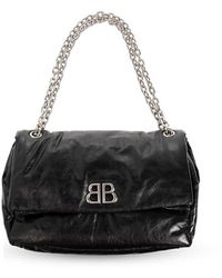 Balenciaga - ‘Monaco Medium’ Shoulder Bag - Lyst