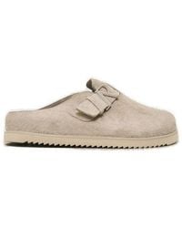 Represent - Logo Plaque Slip-On Mules - Lyst