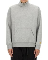 Carhartt - Chase Neck Zip Sweatshirt - Lyst