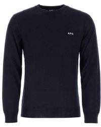 A.P.C. - Wool Blend Axel Sweater - Lyst