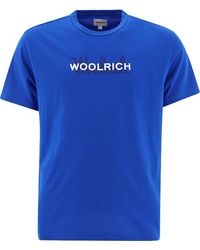 Woolrich - Macro Logo T-shirt - Lyst