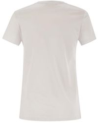 【SALE】MAX MARA Giovane strass Tシャツ Max Mara Giovane Tshirt Strass in Black | Lyst