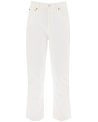 Agolde - Riley High Waisted Cropped Jeans - Lyst