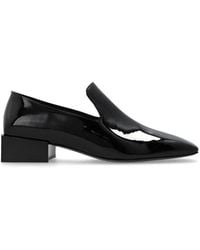 Ferragamo - Square-Toe Slip-On Loafers - Lyst