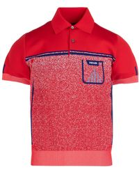prada polo red logo