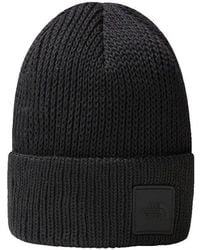The North Face - Explore Logo Patch Beanie - Lyst
