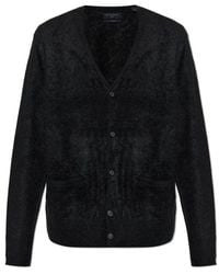 AllSaints - Classic Knit Cardigan - Lyst