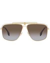 Versace - Medusa Focus Oversized Frame Sunglasses - Lyst