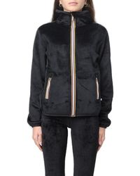 K-Way - Lily Velour Polar Reversible Jacket - Lyst
