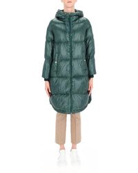 Herno - Quilted Hooded Drawstring Down Coat - Lyst