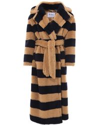 Max Mara Teddy Alpaca, Wool And Silk Coat - Multicolour