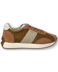 Tod's - Trimmed Lace-Up Sneakers - Lyst