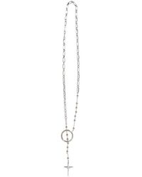Dolce & Gabbana - Rosary Cross Necklace - Lyst