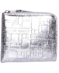 Comme des Garçons - Logo Embossed Detail Zipped Wallet - Lyst