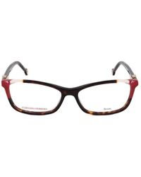Carolina Herrera - Rectangular Lens Full Rim Optical Glasses - Lyst