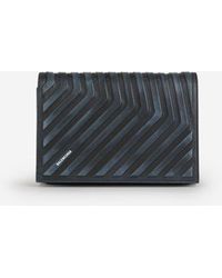 Balenciaga - Leather Striped Motif Bag - Lyst