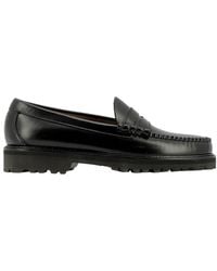G.H. Bass & Co. - Larson Round Toe Slip-On Loafers - Lyst
