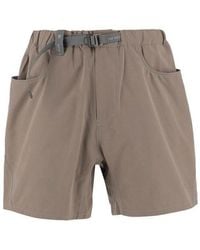 and wander - Belted Cargo Shorts - Lyst