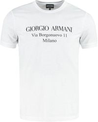 Giorgio Armani T-shirts for Men | Online Sale up to 50% off | Lyst