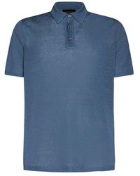 Roberto Collina - Short-Sleeve Polo Shirt - Lyst