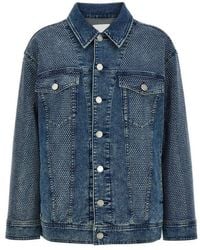 アウターその他 PINKO 'Dakar' denim jacket Blue Pinko 'Dakar' Denim Jacket in Blue | Lyst