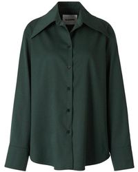 Jil Sander Oversize Wool Shirt - Green