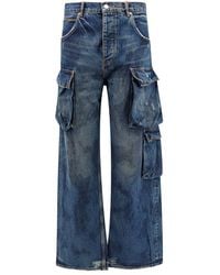 Purple Brand - P018 Distressed Wide-Leg Jeans - Lyst