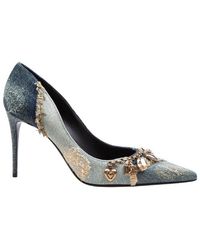 Dolce & Gabbana - Patchwork Denim Pumps - Lyst