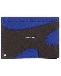 Ferragamo - Cut Out Credit Card Case Smallleathergoods - Lyst
