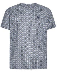 Etro - Pattern Crewneck T-shirt - Lyst