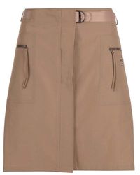 Fendi - Cotton Popeline Skirt - Lyst
