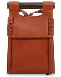 Chloé - Logo Embossed Phone Pouch - Lyst