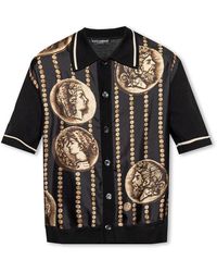 Dolce & Gabbana - Shirt With Short Sleeves - Lyst