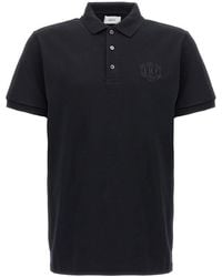 Bally - Embroidery Shirt Polo Black - Lyst