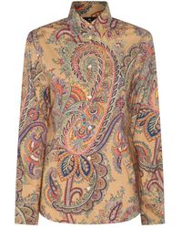 Etro - Paisley Printed Button-up Shirt - Lyst