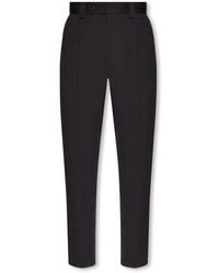 Paul Smith - Cotton Pleat-Front Trousers - Lyst