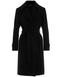Theory - 'oaklane' Trench Coat - Lyst