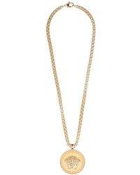 Versace Medusa Pendant Necklace - Metallic